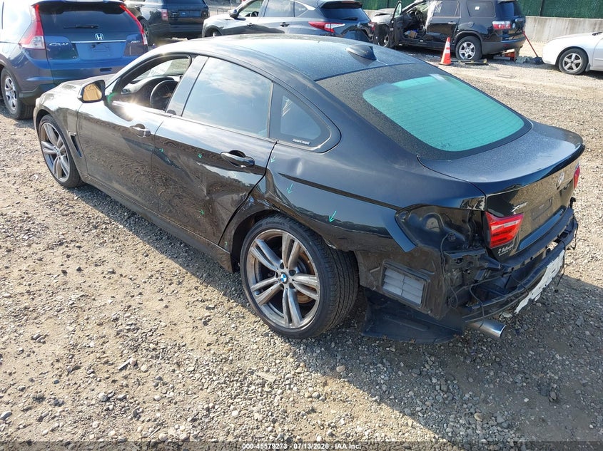 2017 BMW 4er VIN WBA4E5C33HG810714 IAAI salvage auction — FRONT & REAR, Mv-907A (New York), sold $3,350 on 2026-07-21 (photo 3)