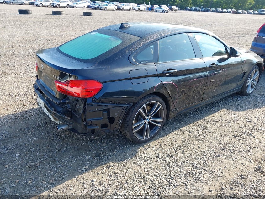 2017 BMW 4er VIN WBA4E5C33HG810714 IAAI salvage auction — FRONT & REAR, Mv-907A (New York), sold $3,350 on 2026-07-21 (photo 4)