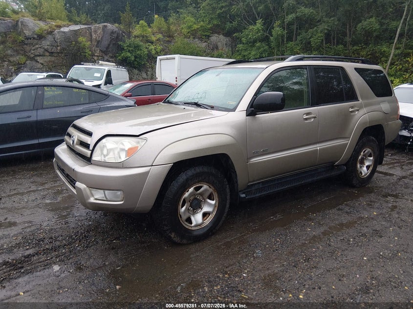 2004 Toyota 4runner VIN JTEBU14R740054151 IAAI salvage auction — NORMAL WEAR, Clear (Rhode Island), sold $1,050 on 2026-07-21 (photo 2)