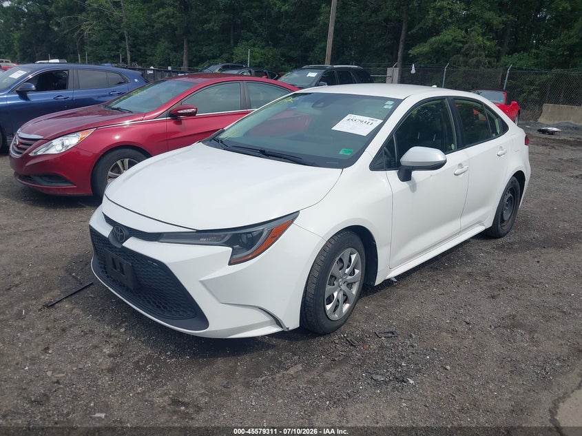 2020 Toyota Corolla VIN JTDEPRAE5LJ020999 IAAI salvage auction — NORMAL WEAR, Clear (Maryland), sold $3,400 on 2026-07-29 (photo 2)