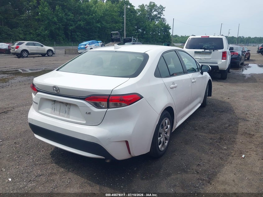 2020 Toyota Corolla VIN JTDEPRAE5LJ020999 IAAI salvage auction — NORMAL WEAR, Clear (Maryland), sold $3,400 on 2026-07-29 (photo 4)