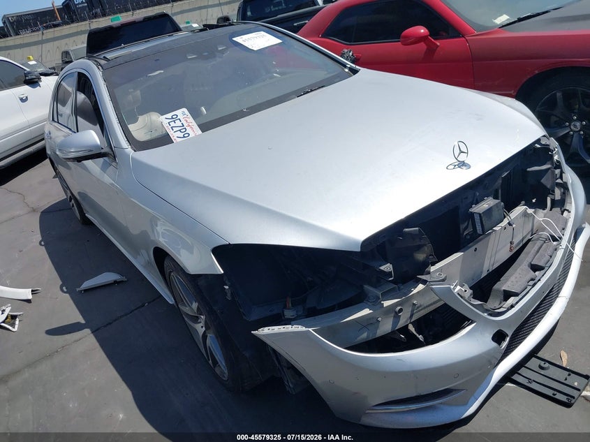 2015 Mercedes-benz S-klasse VIN WDDUG8FB7FA121072 IAAI salvage auction — FRONT END, Wait Title, sold $2,650 on 2026-08-12 (photo 1)