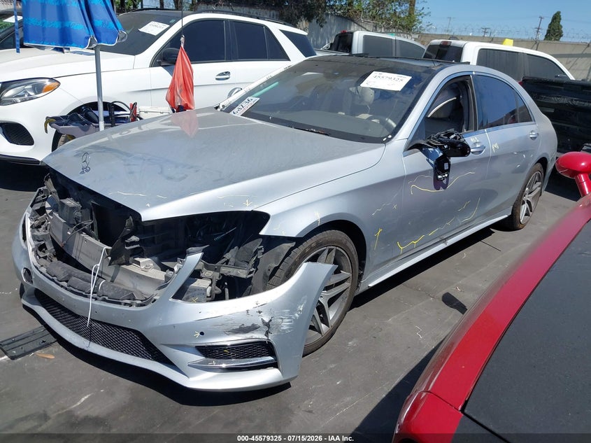 2015 Mercedes-benz S-klasse VIN WDDUG8FB7FA121072 IAAI salvage auction — FRONT END, Wait Title, sold $2,650 on 2026-08-12 (photo 2)
