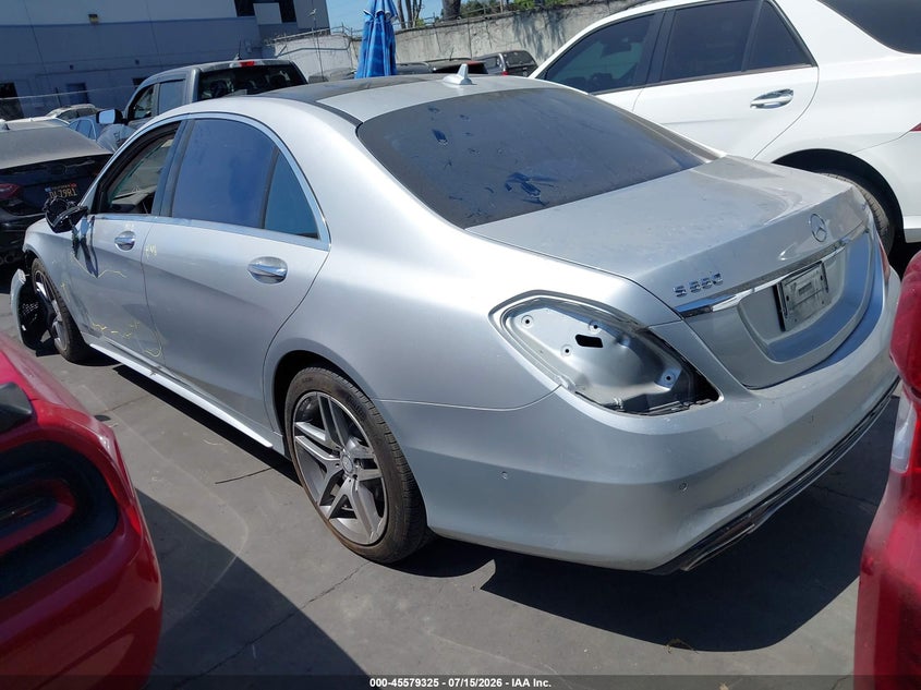 2015 Mercedes-benz S-klasse VIN WDDUG8FB7FA121072 IAAI salvage auction — FRONT END, Wait Title, sold $2,650 on 2026-08-12 (photo 3)