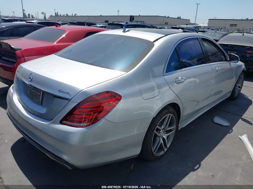 2015 Mercedes-benz S-klasse VIN WDDUG8FB7FA121072 IAAI salvage auction — FRONT END, Wait Title, sold $2,650 on 2026-08-12 (photo 4)