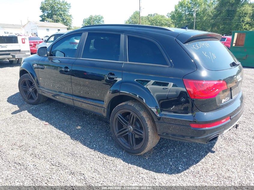2015 Audi Q7 VIN WA1DGAFE4FD001489 IAAI salvage auction — REPOSSESSION, Salvage Title, sold $25 on 2026-07-28 (photo 3)