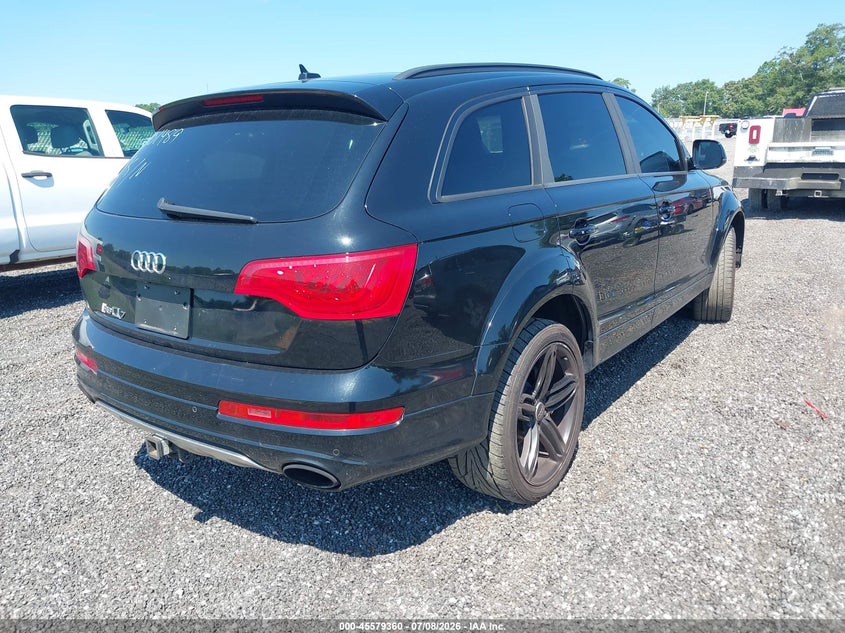 2015 Audi Q7 VIN WA1DGAFE4FD001489 IAAI salvage auction — REPOSSESSION, Salvage Title, sold $25 on 2026-07-28 (photo 4)
