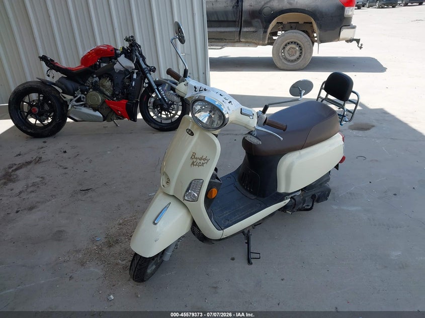 2022 Genuine scooter co. Buddy VIN RFVJFJ105N1003085 IAAI salvage auction — FRONT END, Original (Texas), sold $25 on 2026-07-21 (photo 2)