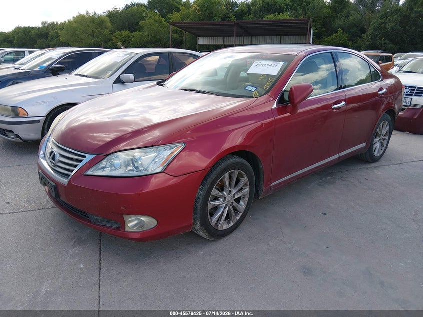 2012 Lexus ES VIN JTHBK1EG0C2491577 IAAI salvage auction — NORMAL WEAR, Nrc Lienholder Repossession Paperwork (Texas), sold $1,100 on 2026-07-27 (photo 2)