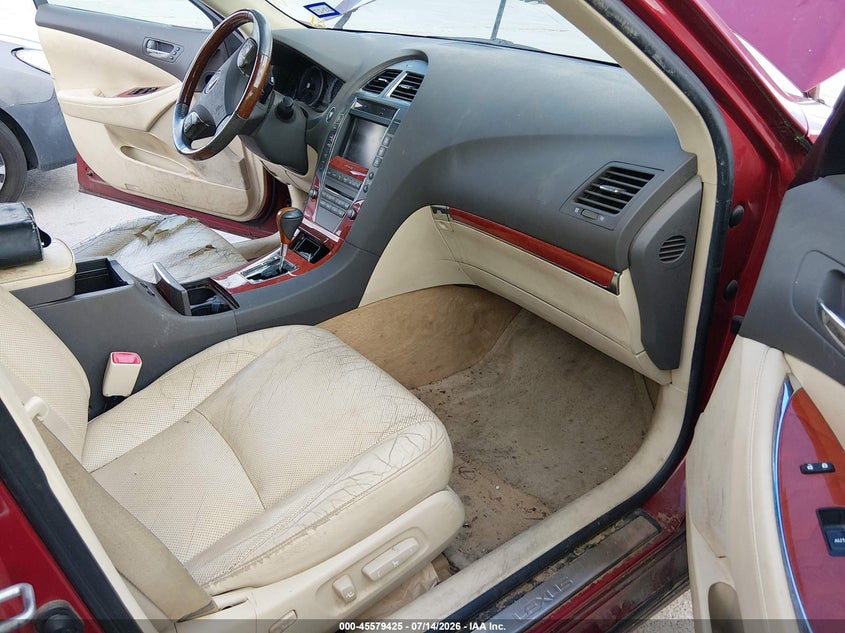 2012 Lexus ES VIN JTHBK1EG0C2491577 IAAI salvage auction — NORMAL WEAR, Nrc Lienholder Repossession Paperwork (Texas), sold $1,100 on 2026-07-27 (photo 5)