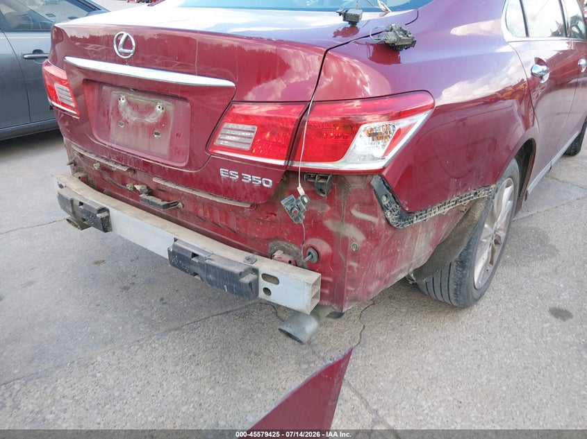 2012 Lexus ES VIN JTHBK1EG0C2491577 IAAI salvage auction — NORMAL WEAR, Nrc Lienholder Repossession Paperwork (Texas), sold $1,100 on 2026-07-27 (photo 6)