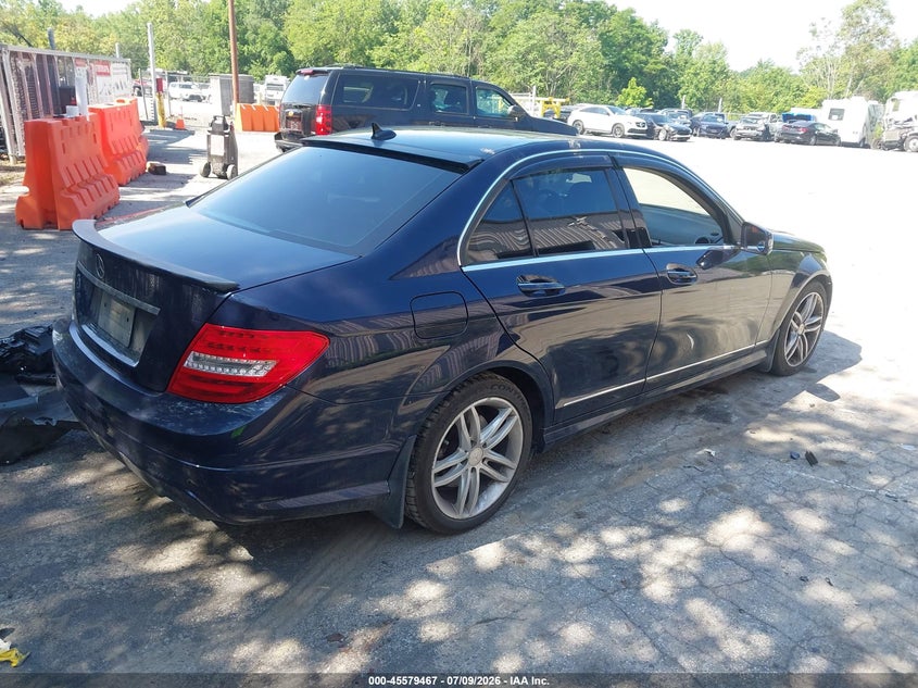 2014 Mercedes-benz C-klasse VIN WDDGF8AB0EA944271 IAAI salvage auction — FRONT END, Mv-907A (New York), sold $1,250 on 2026-08-12 (photo 4)