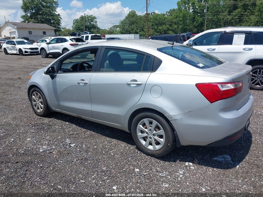 2014 Kia Rio VIN KNADM4A39E6420217 IAAI salvage auction — NORMAL WEAR, Salvage Title, sold $300 on 2026-07-28 (photo 3)