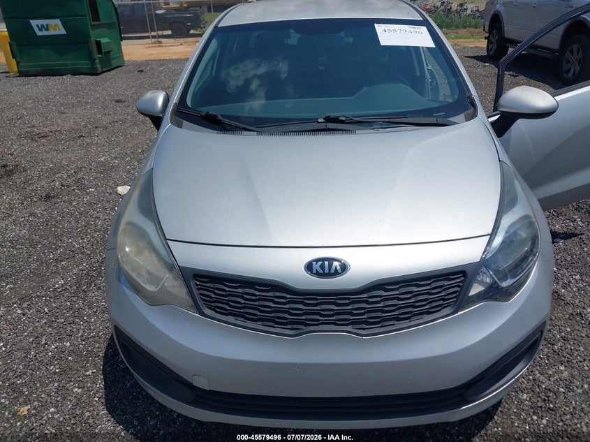 2014 Kia Rio VIN KNADM4A39E6420217 IAAI salvage auction — NORMAL WEAR, Salvage Title, sold $300 on 2026-07-28 (photo 6)