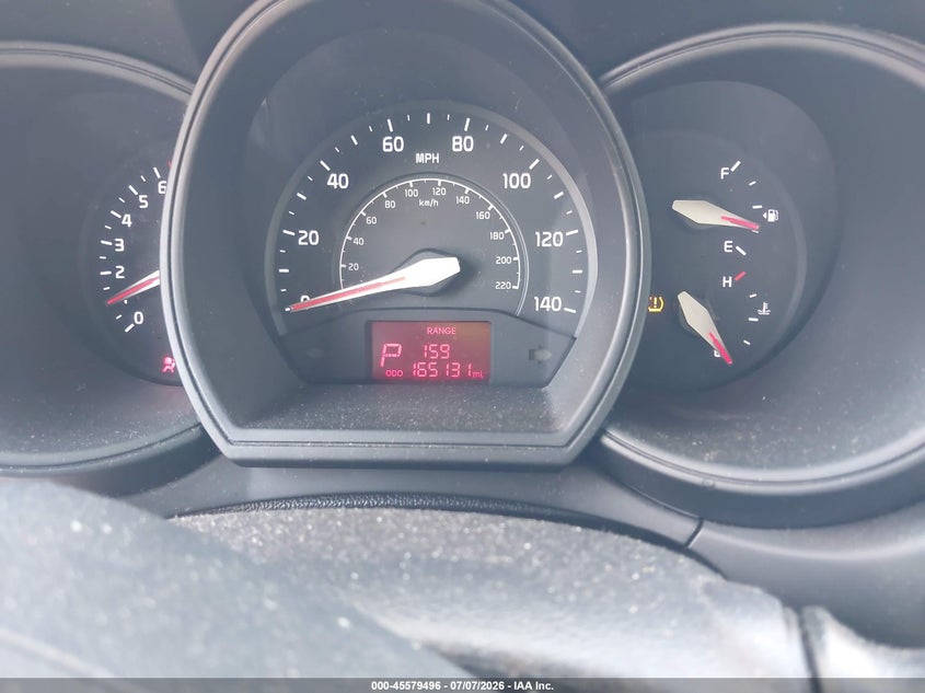 2014 Kia Rio VIN KNADM4A39E6420217 IAAI salvage auction — NORMAL WEAR, Salvage Title, sold $300 on 2026-07-28 (photo 7)