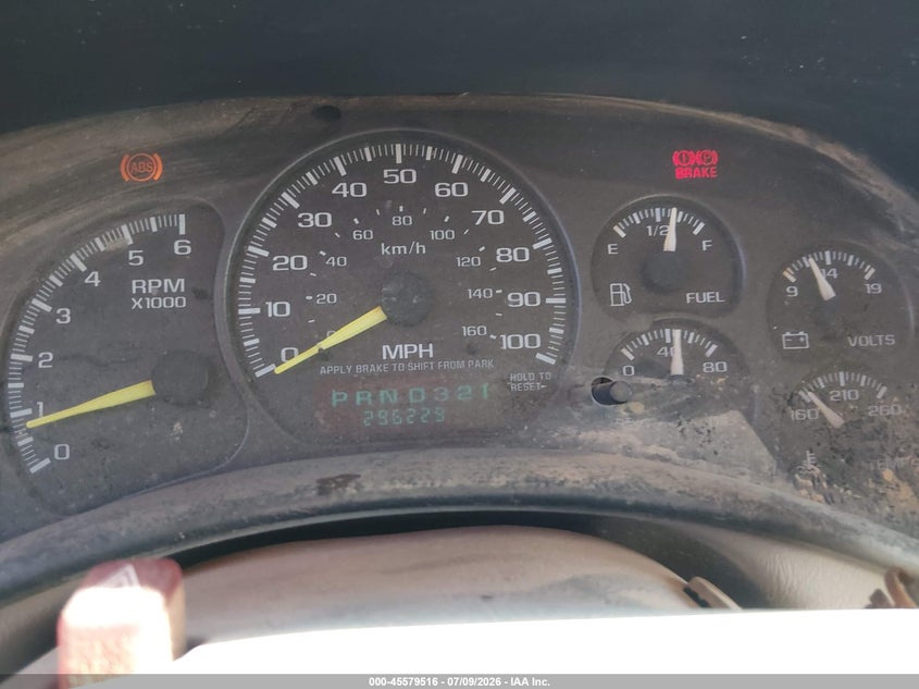 2001 Chevrolet Tahoe VIN 1GNEC13T11R181719 IAAI salvage auction — NORMAL WEAR, Clear (Alabama), sold $225 on 2026-07-20 (photo 7)