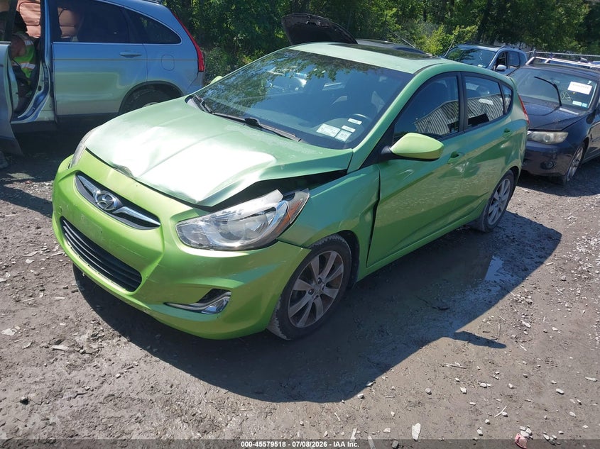2012 Hyundai Accent VIN KMHCU5AEXCU035257 IAAI salvage auction — FRONT END, Mv-907A (New York), sold $25 on 2026-07-28 (photo 2)