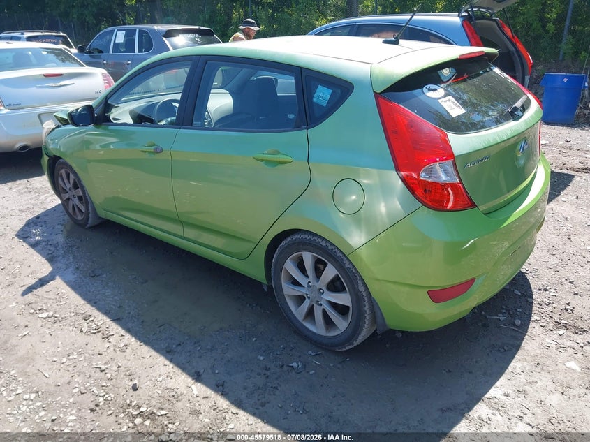 2012 Hyundai Accent VIN KMHCU5AEXCU035257 IAAI salvage auction — FRONT END, Mv-907A (New York), sold $25 on 2026-07-28 (photo 3)