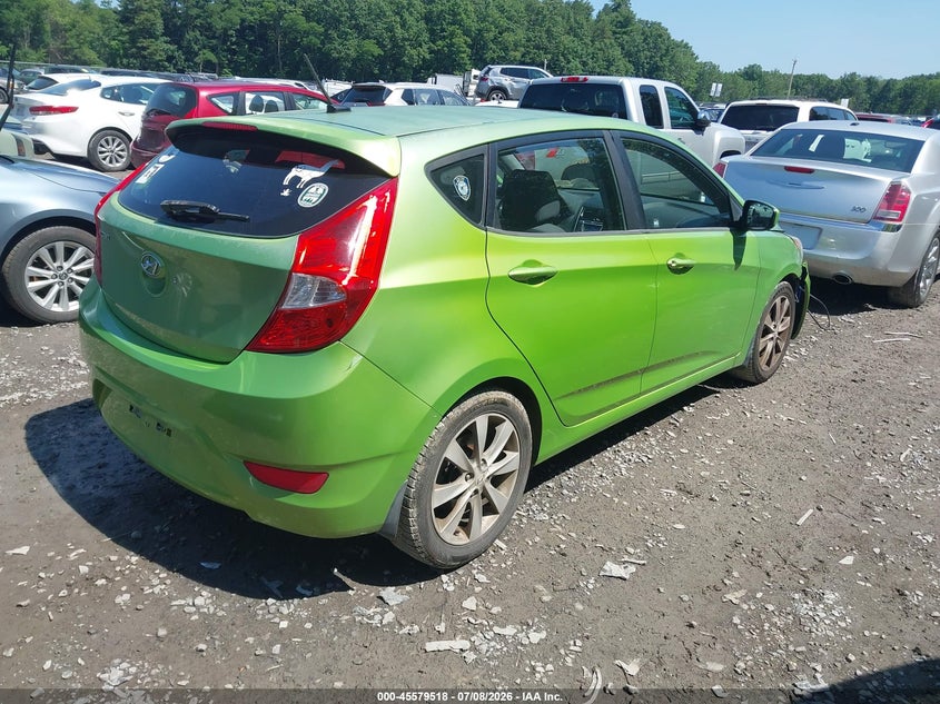 2012 Hyundai Accent VIN KMHCU5AEXCU035257 IAAI salvage auction — FRONT END, Mv-907A (New York), sold $25 on 2026-07-28 (photo 4)