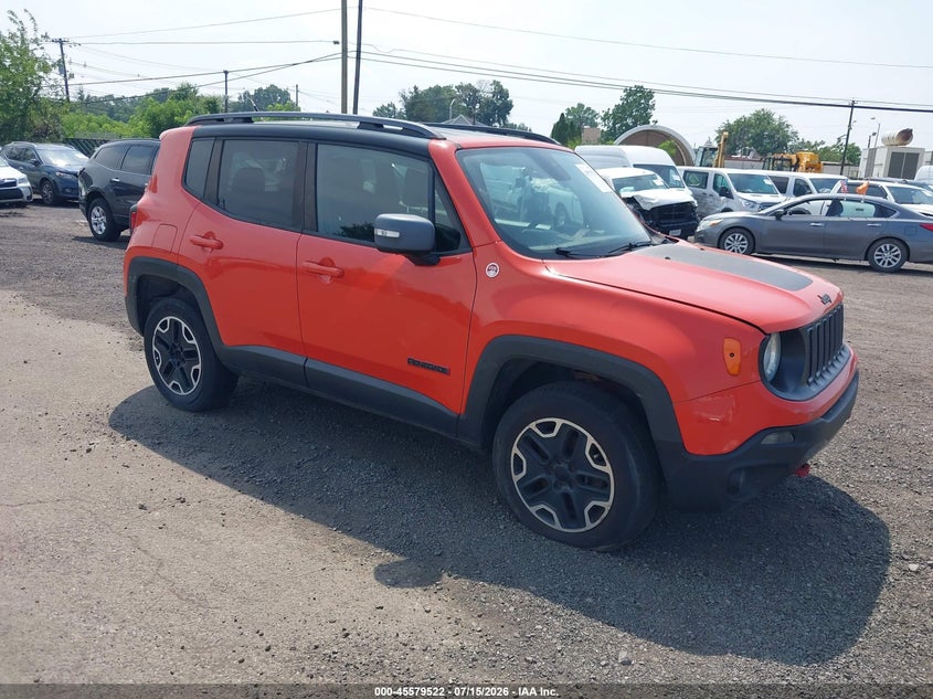2015 Jeep Renegade VIN ZACCJBCTXFPB45822 IAAI salvage auction — ELECTRICAL, Clear (New Jersey), sold $225 on 2026-07-20 (photo 1)