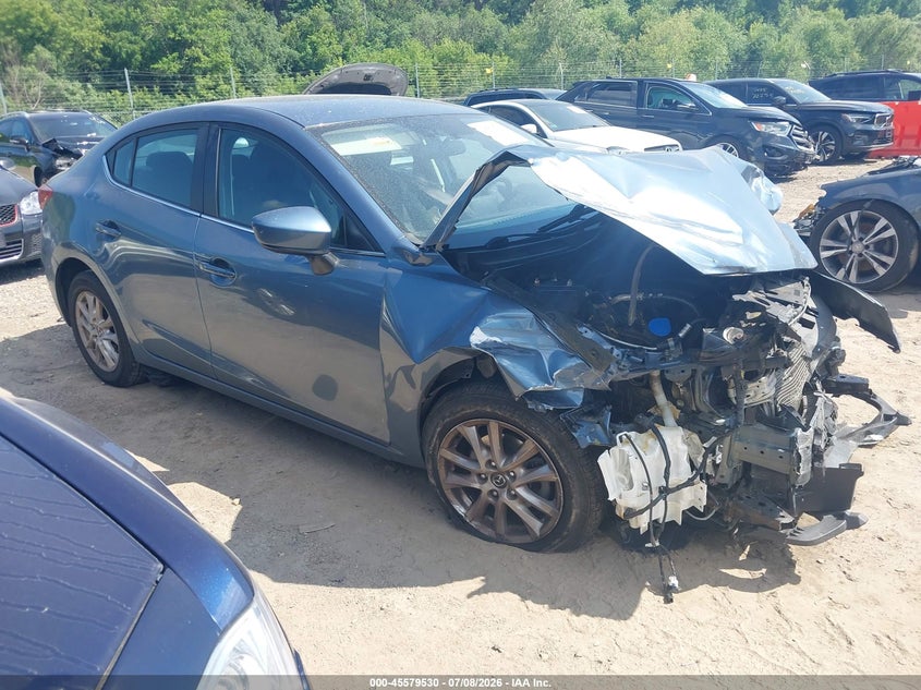 2016 Mazda 3 VIN 3MZBM1U73GM329595 IAAI salvage auction — FRONT END, Salvage (Illinois), sold $450 on 2026-09-16 (photo 1)