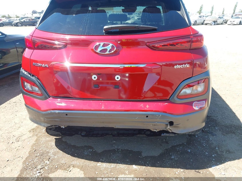2020 Hyundai Kona VIN KM8K53AG9LU063288 IAAI salvage auction — REAR END, Salvage Title, sold $5,400 on 2026-07-29 (photo 6)
