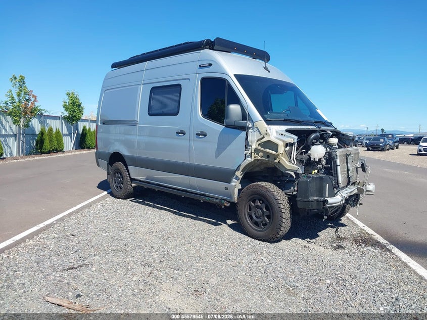 2021 Mercedes-benz Sprinter VIN W1W4EBVY4MP410220 — IAAI salvage auction photo