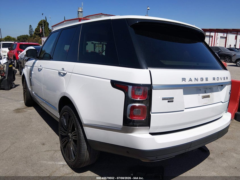 2021 Land rover RANGE ROVER VIN SALGV2SE4MA432829 IAAI salvage auction — FRONT END, Salvage (California), sold $7,600 on 2026-07-30 (photo 3)