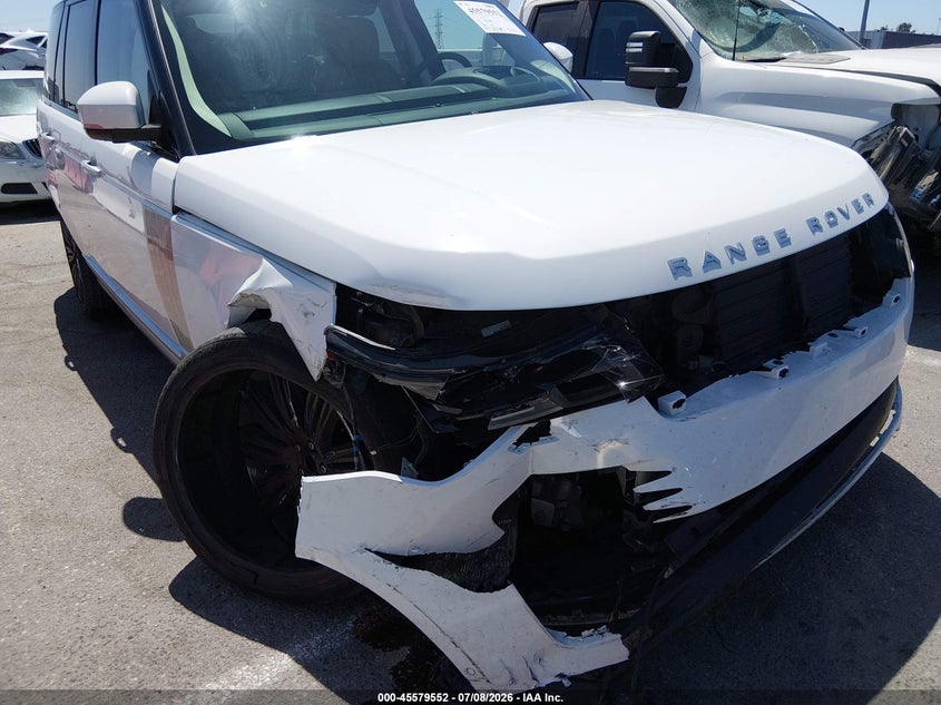 2021 Land rover RANGE ROVER VIN SALGV2SE4MA432829 IAAI salvage auction — FRONT END, Salvage (California), sold $7,600 on 2026-07-30 (photo 6)