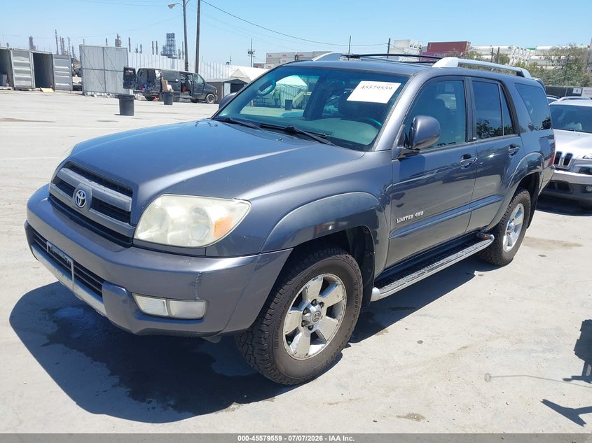 2003 Toyota 4runner VIN JTEBU17R938002502 IAAI salvage auction — FRONT END, Clear - Dealer Only (California), sold $1,225 on 2026-07-29 (photo 2)