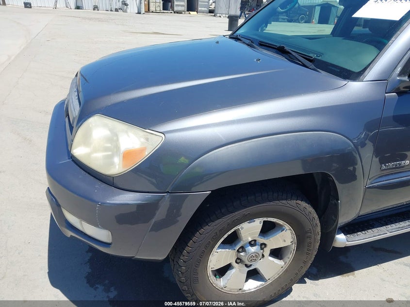 2003 Toyota 4runner VIN JTEBU17R938002502 IAAI salvage auction — FRONT END, Clear - Dealer Only (California), sold $1,225 on 2026-07-29 (photo 6)