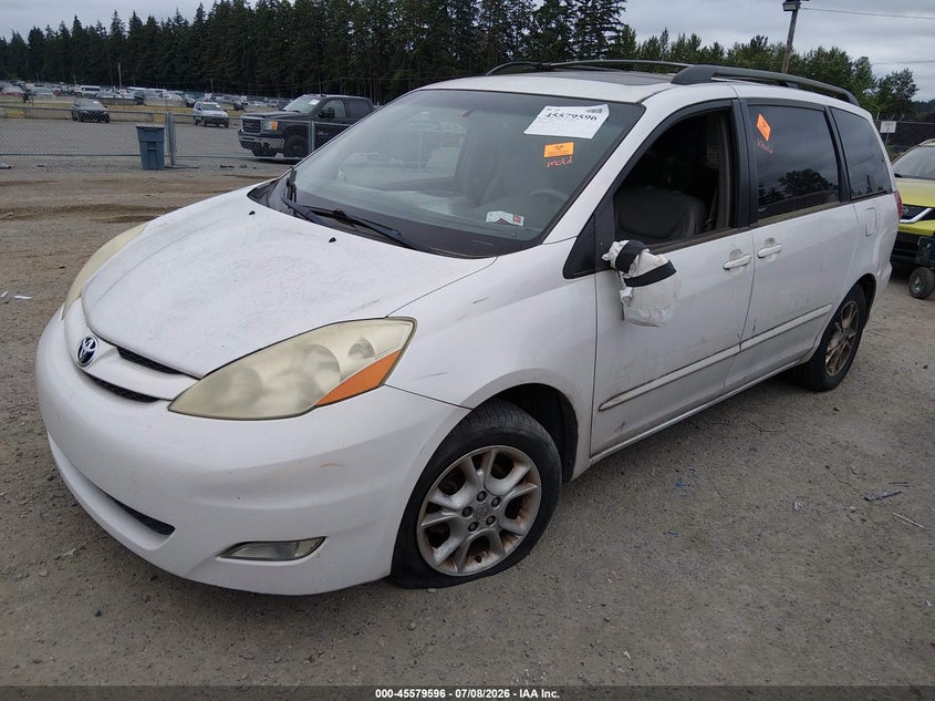 2006 Toyota Sienna VIN 5TDZA22C26S477946 IAAI salvage auction — SIDE, Clear (Washington), sold $400 on 2026-07-29 (photo 2)