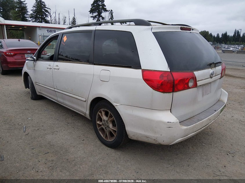 2006 Toyota Sienna VIN 5TDZA22C26S477946 IAAI salvage auction — SIDE, Clear (Washington), sold $400 on 2026-07-29 (photo 3)