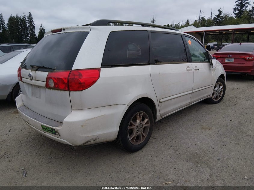 2006 Toyota Sienna VIN 5TDZA22C26S477946 IAAI salvage auction — SIDE, Clear (Washington), sold $400 on 2026-07-29 (photo 4)