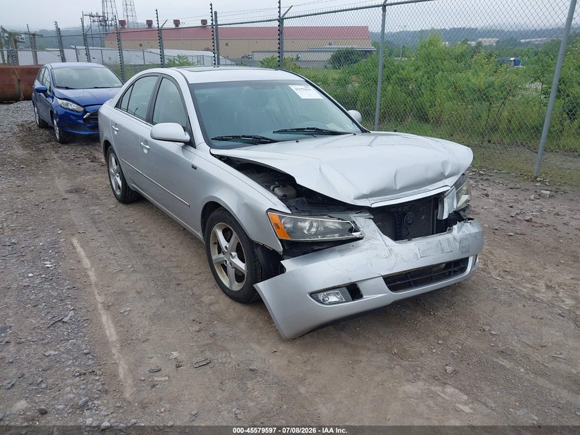 2007 Hyundai Sonata VIN 5NPEU46F67H233214 IAAI salvage auction — FRONT END, Salvage (Pennsylvania), sold $500 on 2026-07-28 (photo 1)