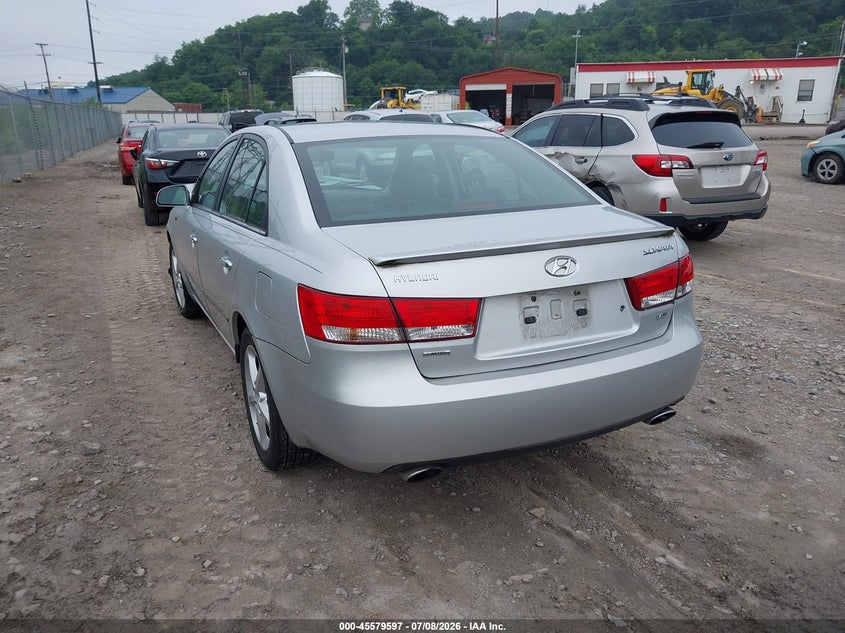 2007 Hyundai Sonata VIN 5NPEU46F67H233214 IAAI salvage auction — FRONT END, Salvage (Pennsylvania), sold $500 on 2026-07-28 (photo 3)