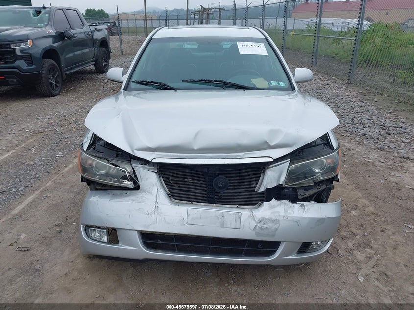 2007 Hyundai Sonata VIN 5NPEU46F67H233214 IAAI salvage auction — FRONT END, Salvage (Pennsylvania), sold $500 on 2026-07-28 (photo 6)