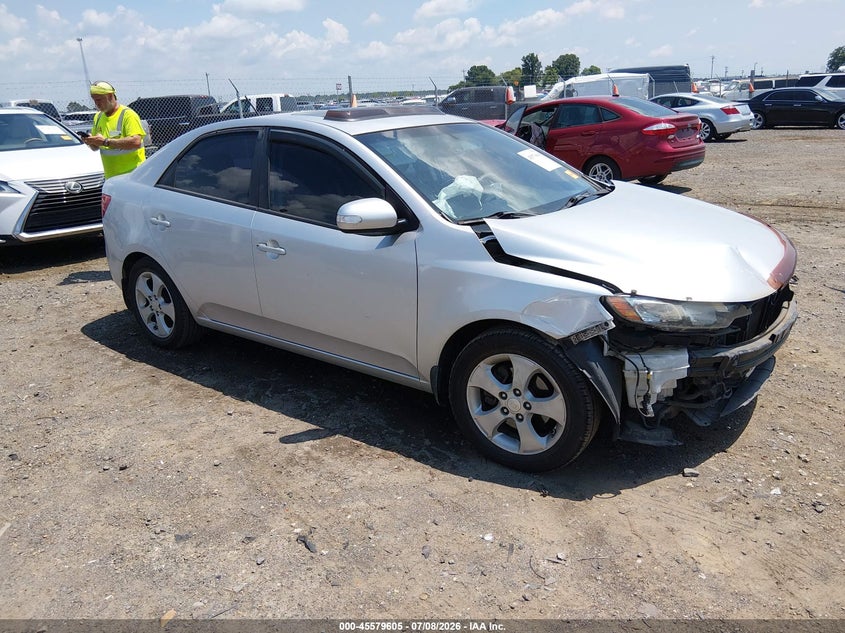 2010 Kia Forte VIN KNAFU4A27A5055164 IAAI salvage auction — FRONT END, Clear (Arkansas), sold $475 on 2026-08-23 (photo 1)