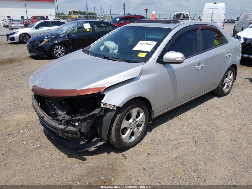 2010 Kia Forte VIN KNAFU4A27A5055164 IAAI salvage auction — FRONT END, Clear (Arkansas), sold $475 on 2026-08-23 (photo 2)