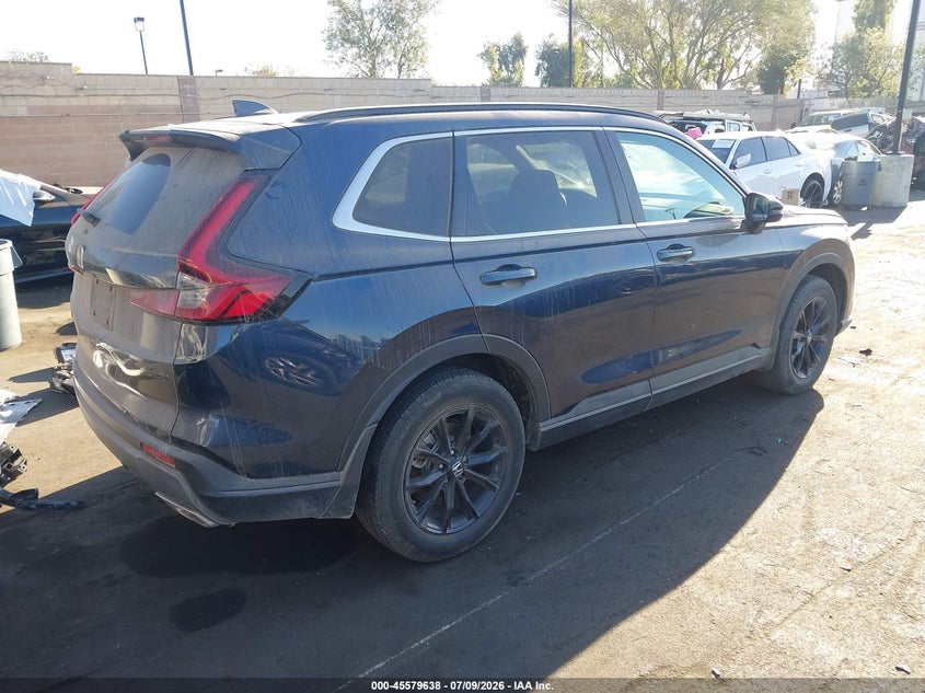 2025 Honda Cr-v VIN 7FARS6H5XSE024500 IAAI salvage auction — THEFT, Salvage Certificate (California), sold $18,100 on 2026-07-24 (photo 4)