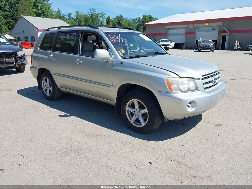 2003 Toyota Highlander VIN JTEGF21A130121653 IAAI salvage auction — NORMAL WEAR, Original (Maine), sold $300 on 2026-07-27 (photo 1)