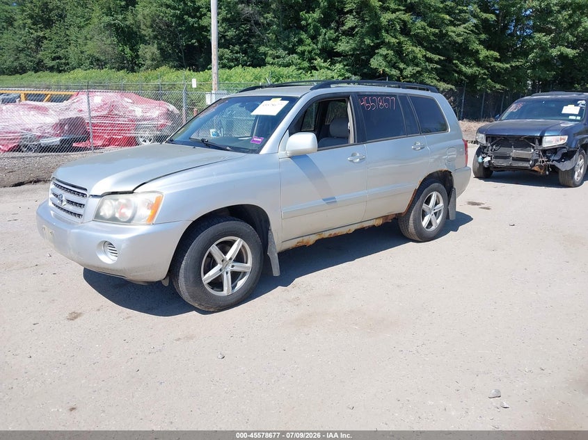 2003 Toyota Highlander VIN JTEGF21A130121653 IAAI salvage auction — NORMAL WEAR, Original (Maine), sold $300 on 2026-07-27 (photo 2)