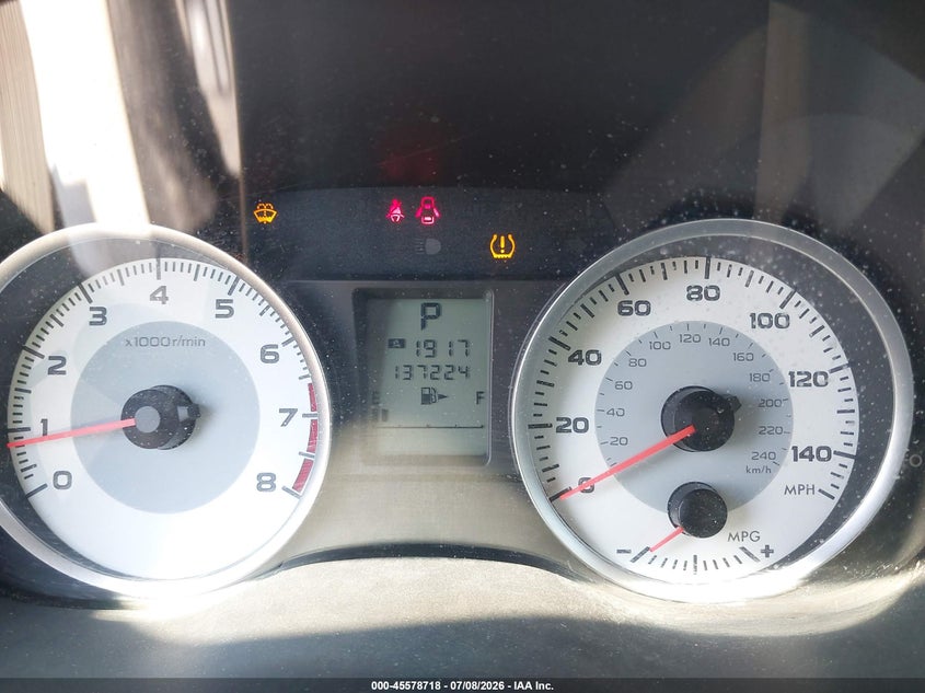 2012 Subaru Impreza VIN JF1GJAA60CH030860 IAAI salvage auction — NORMAL WEAR, Salvage Title, sold $225 on 2026-07-29 (photo 7)