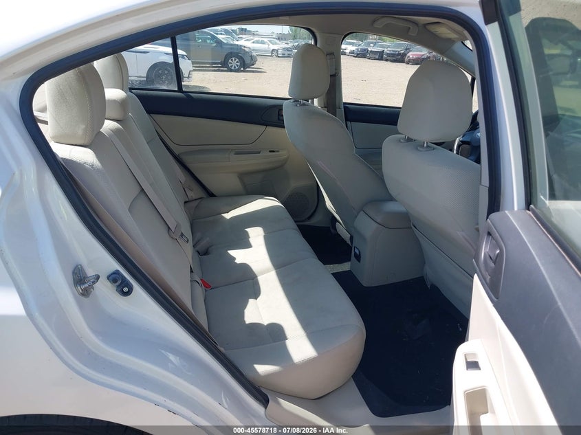 2012 Subaru Impreza VIN JF1GJAA60CH030860 IAAI salvage auction — NORMAL WEAR, Salvage Title, sold $225 on 2026-07-29 (photo 8)