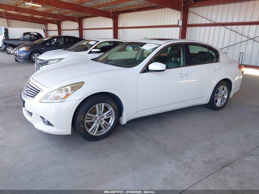 2013 Infiniti G37 VIN JN1CV6AR3DM767745 IAAI salvage auction — NORMAL WEAR, Clear-Dealer Only (North Carolina), sold $750 on 2026-07-16 (photo 2)