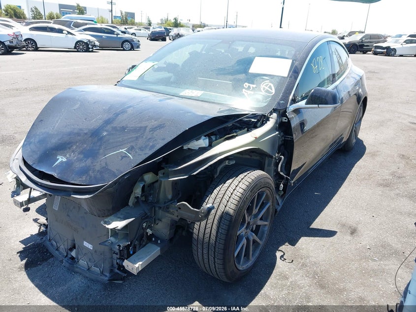 2018 Tesla Model 3 VIN 5YJ3E1EBXJF182131 IAAI salvage auction — FRONT END, Wait Title, sold $5,100 on 2026-09-11 (photo 2)