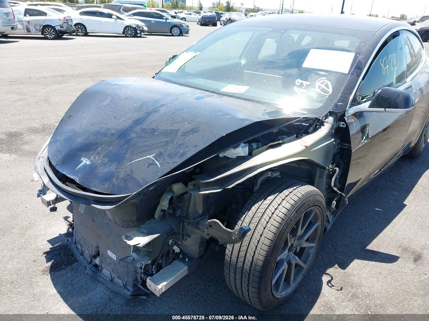 2018 Tesla Model 3 VIN 5YJ3E1EBXJF182131 IAAI salvage auction — FRONT END, Wait Title, sold $5,100 on 2026-09-11 (photo 6)