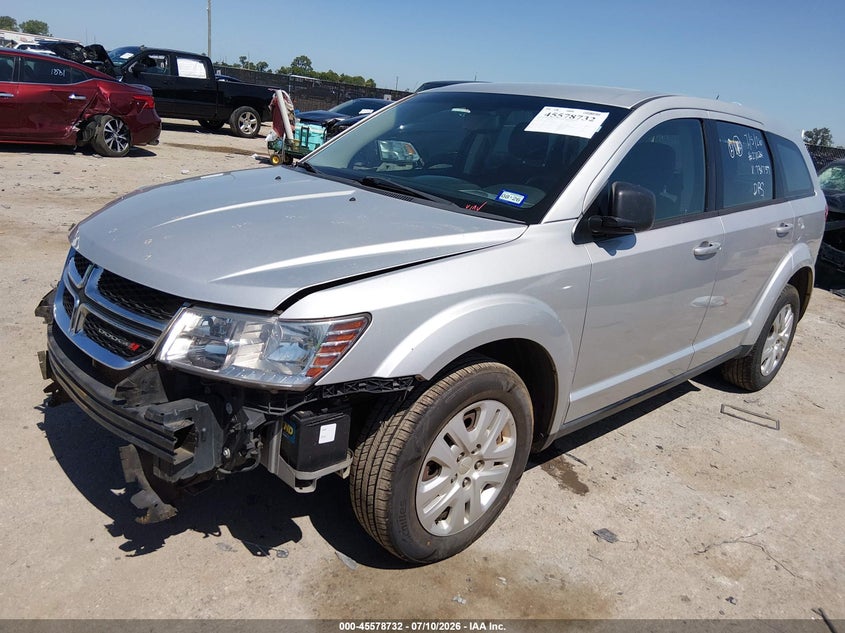 2013 Dodge Journey VIN 3C4PDCAB1DT734739 IAAI salvage auction — FRONT END, Salvage (Texas), sold $550 on 2026-07-31 (photo 2)