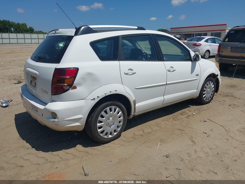 2005 Pontiac Vibe VIN 5Y2SL638X5Z433638 IAAI salvage auction — NORMAL WEAR, Clear (Georgia), sold $625 on 2026-07-11 (photo 4)
