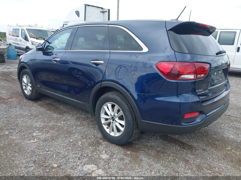 2019 Kia Sorento VIN 5XYPGDA39KG498268 IAAI salvage auction — LEFT FRONT, Salvage Title, sold $4,350 on 2026-07-15 (photo 3)